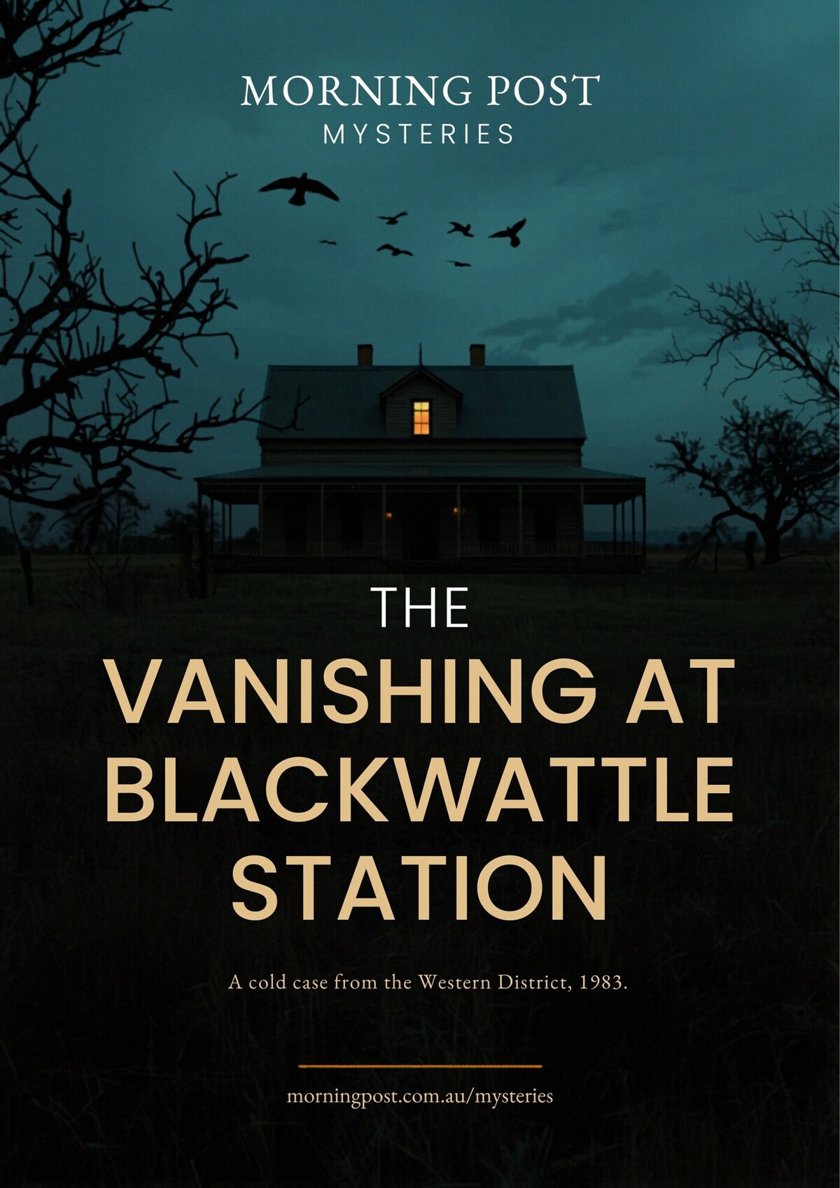 The Vanishing at Blackwattle Station — cover