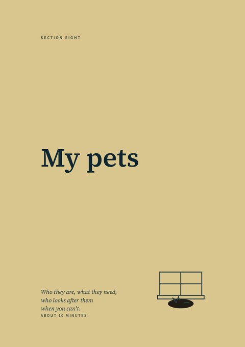 Section 8 divider — My pets