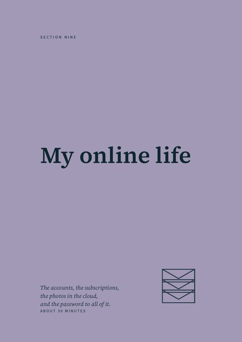 Section 9 divider — My online life