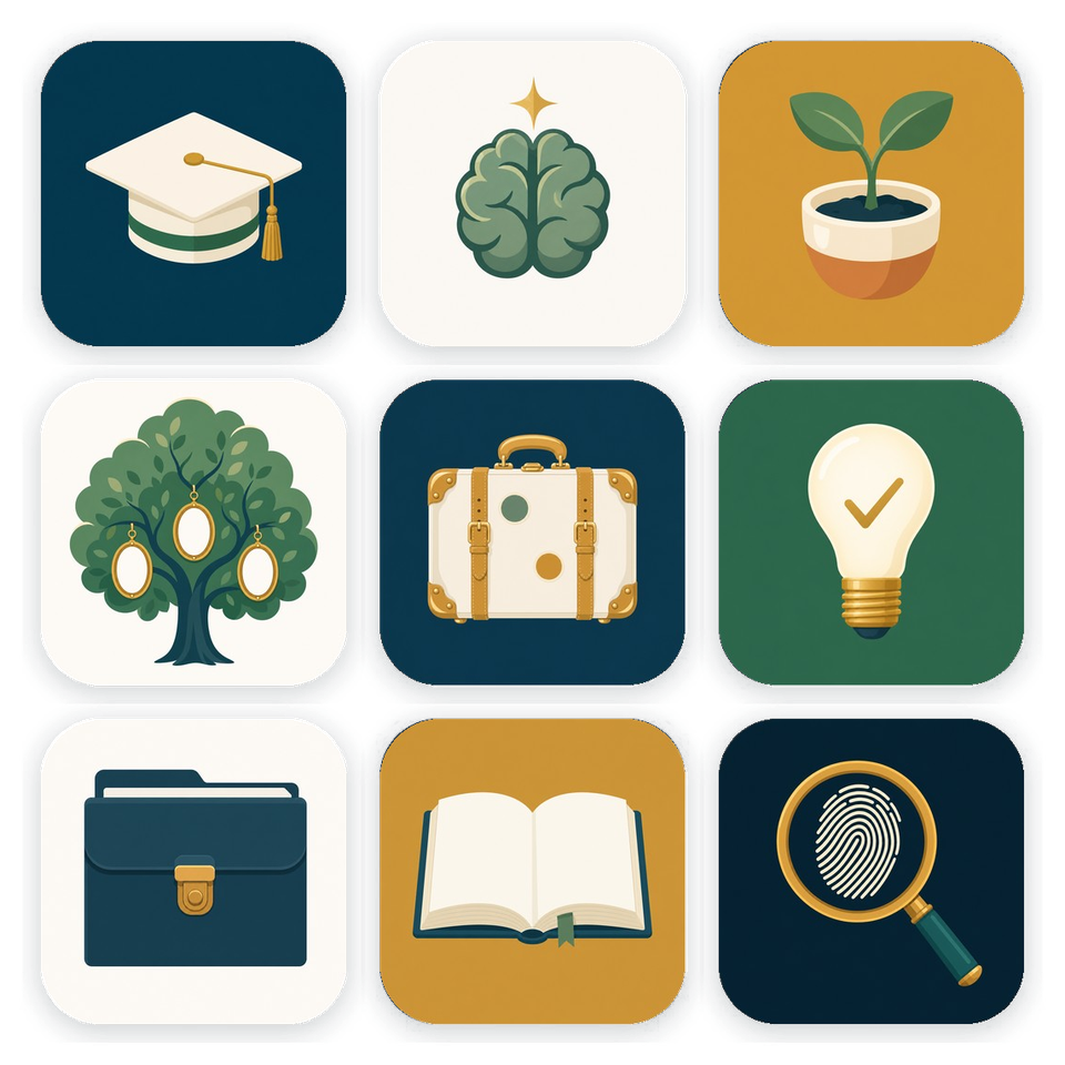 The nine things inside Morning Post Members: classes, brain training, the garden planner, family tree builder, holiday phrasebook, energy bill check, the Just-In-Case Folder, My Life Story and the mysteries